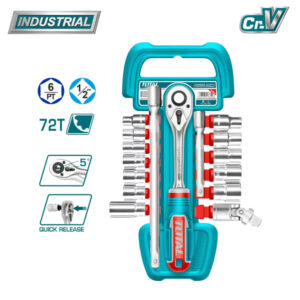 Selas Loja Online de Produtos Diversos 152 jogo de chaves de caixa (soquetes) de 1/2" com 17 peças