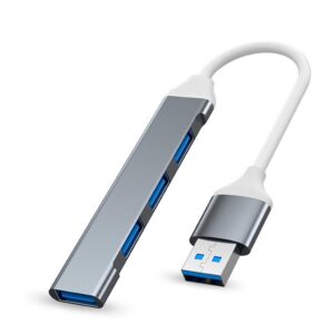 Hub USB 3.0 de 4 Portas Tipo A, Divisor Multi USB 3.0, Adaptador OTG Tipo-A 1