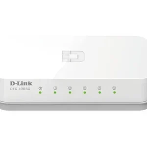 Selas Loja Online de Produtos Diversos 164 Switch 5 Portas 10x100 Mbps 2x8cm S.Gestão Branco