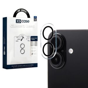 Selas Loja Online de Produtos Diversos 153 Película de Vidro Temperado para Câmera Traseira iPhone 16 16 Plus XDCASE Silkscreen Integrado