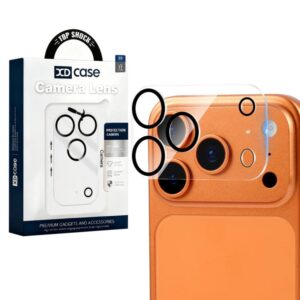 Selas Loja Online de Produtos Diversos 152 Película de Vidro Temperado para Câmera Traseira iPhone 17 Pro Max XDCASE com Serigrafia Integrada