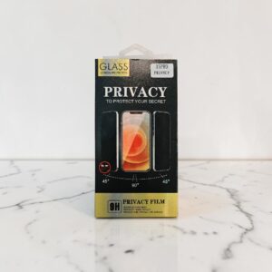 Película de Vidro Temperado de Privacidade 9H para iPhone 15 Pro