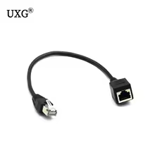 Cabo Extensor RJ45 Cat6 Macho/Fêmea para Rede Ethernet