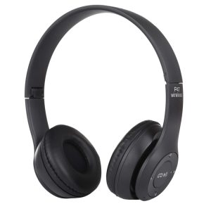 Selas Loja Online de Produtos Diversos 153 Fone de Ouvido Bluetooth P47 Dobrável Sem Fio com Rádio FM, MP3 e Entrada AUX 3,5 mm
